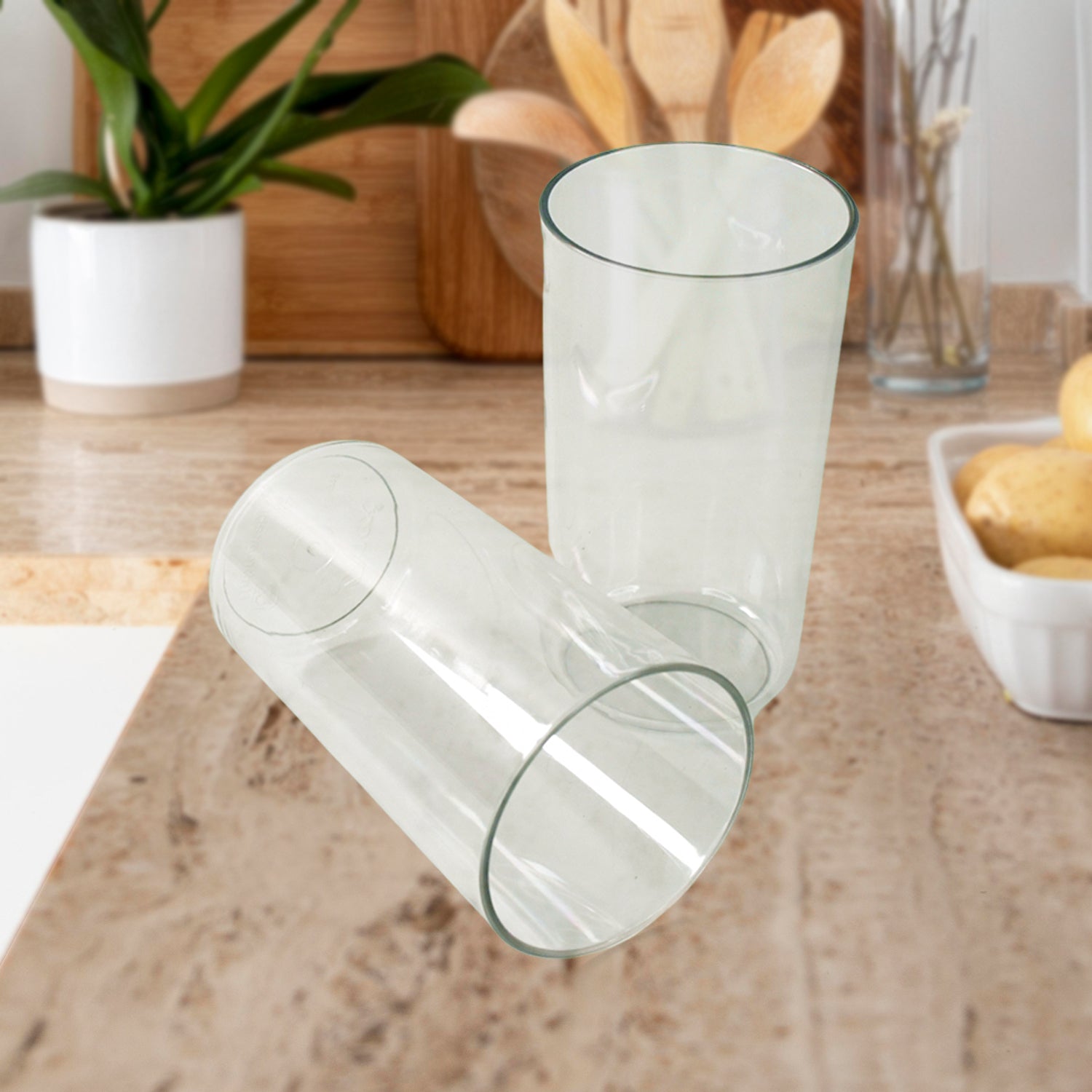 Apex Clear Plastic Tumbler  Glass Set  6-piece Unbreakable Apex Clear Plastic Tumbler  Glass Set  6-piece Unbreakable